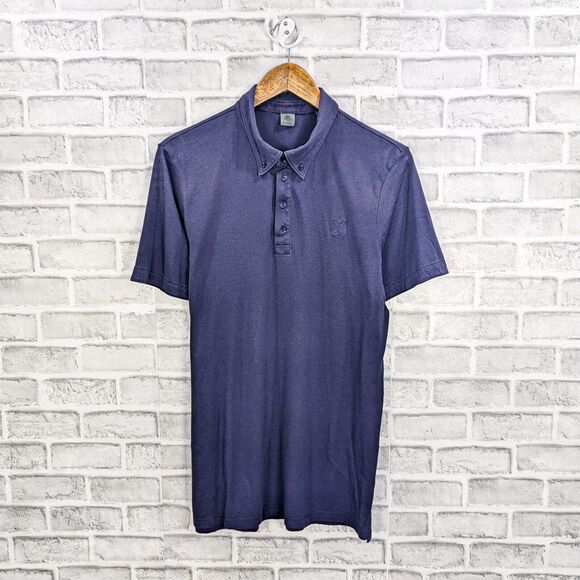 G/FORE Men's Short Sleeve Golf Polo shirt in Purple Jersey Size Large - Picture 1 of 5